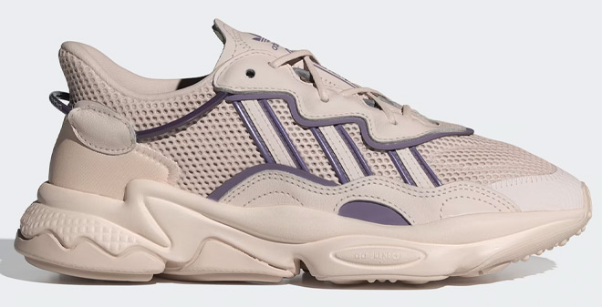 Adidas Womens Ozweego Shoes in Putty Mauve Color