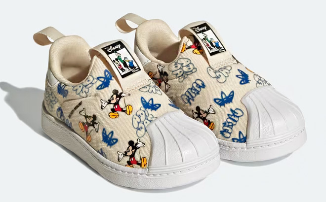 Adidas X Disney Mickey Superstar 360 Toddler Shoes