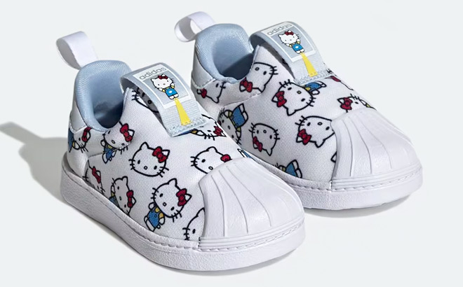 Adidas X Hello Kitty Superstar 360 Toddler Shoes