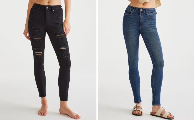 Aeropostale Flex Effects High Rise Jegging and Premium Seriously Stretchy High Rise Jegging