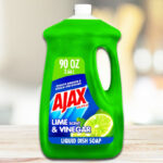 Ajax Ultra Liquid Dish Soap on Kitchen Counter