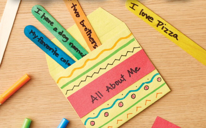 All About Me Crayon Box