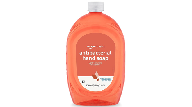 Amazon Basics Antibacterial Liquid Hand Soap Refill 50 oz