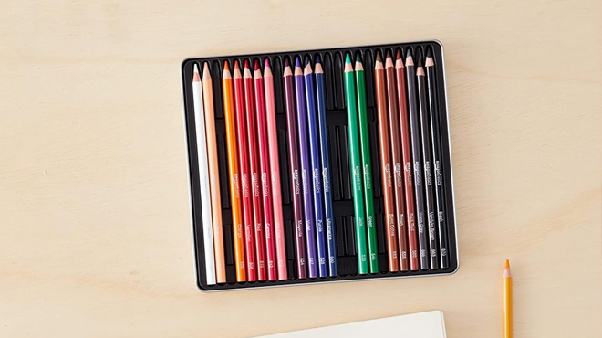 Amazon Basics Premium Colored Pencils 24 Pack