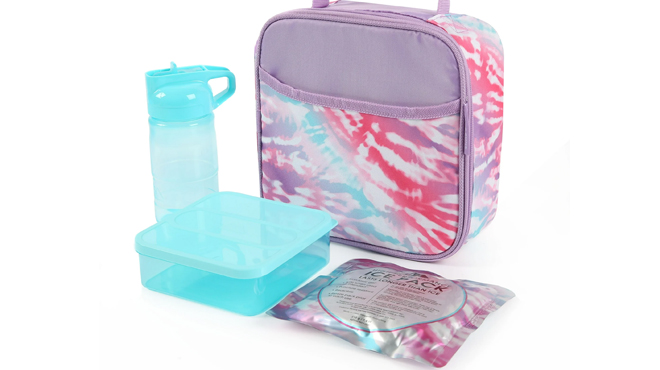 Arctic Zone 5 Piece Lunchbox Set in Tie Dye