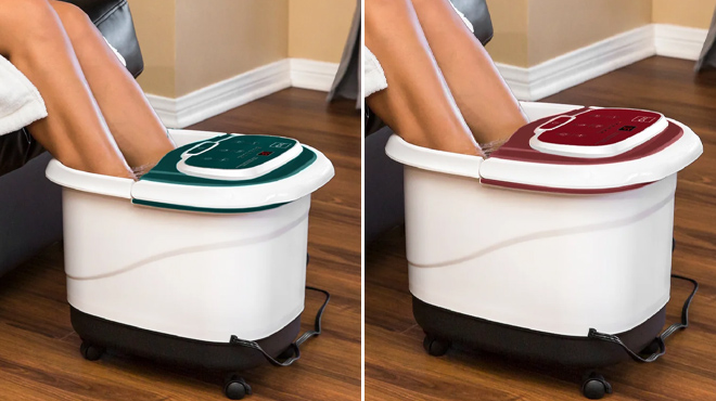 Automatic Heated Shiatsu Foot Bath Spa Massagers