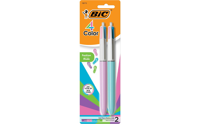 BIC 4 Color Fashion Ballpoint Pens