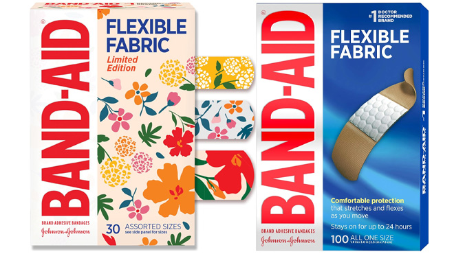 Band Aid Brand Flexible Fabric Bandages