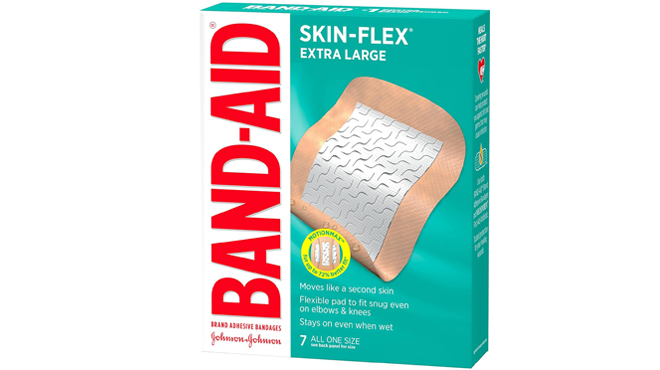 Band Aid Extra Large Skin Flex Bandages 7 Count
