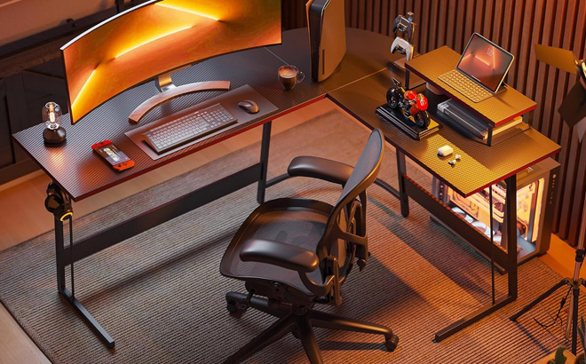 Banti L Shaped Gaming Desk