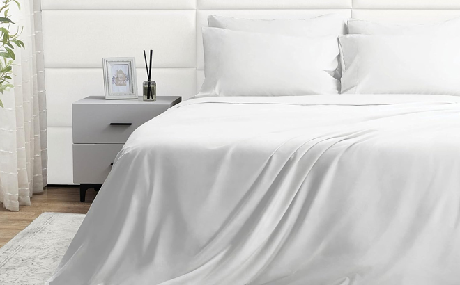 Belador 6 Piece Silky Soft Queen Sheet Set