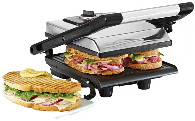 Bella Panini Press with Nonstick Plates