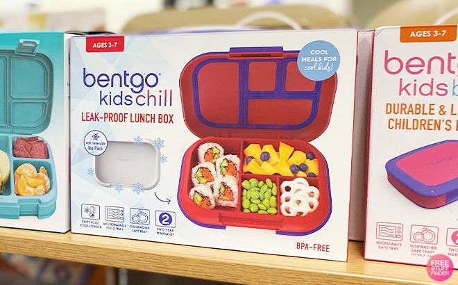 Bentgo Kids Chill Lunch Box in Red Royal Color