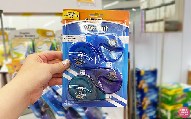 Bic White Out Brand EZ Correct Correction Tape