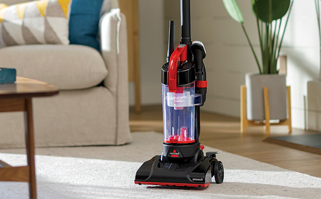 Bissell CleanView Compact Upright Vacuum in the Room