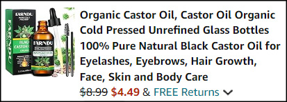 Black Organic Castor Oil Checkout