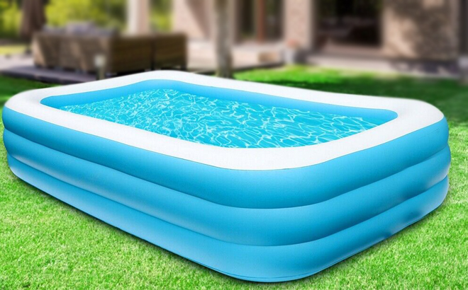 Bluescape 10 ft Family Inflatable Swimming Pool