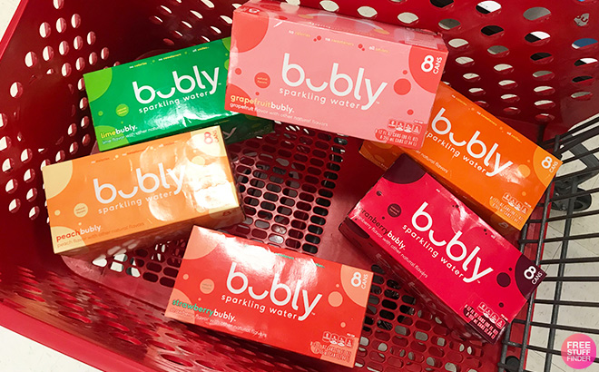 Bubly Sparkling Water in Cart