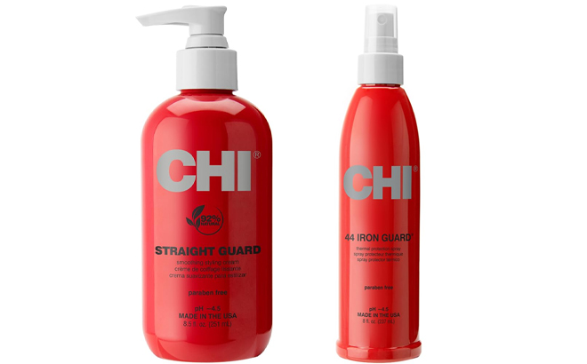 CHI Straight Guard Smoothing Styling Cream and CHI 44 Iron Guard Thermal Protection Spray