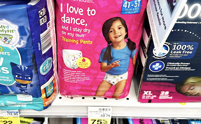 CVS Health Girls Training Pants