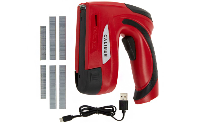 Caliber Rechargeable Tacker Stapler Gun