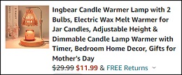 Candle Warmer Lamp Checkout