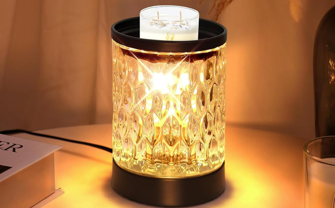 Candle Warmer Lamp on the Table