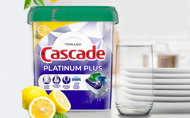 Cascade Platinum Plus Dishwasher Pods