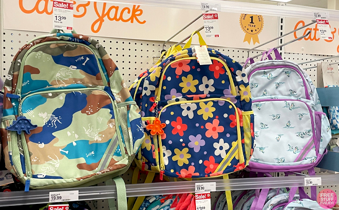 Cat Jack Kids Classic Backpacks in a Store 