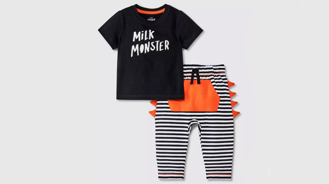 Cat Jack Milk Monster Top Bottom Set