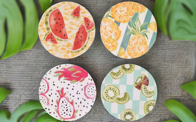 Celebrate Together Summer Salad Plates on a Table