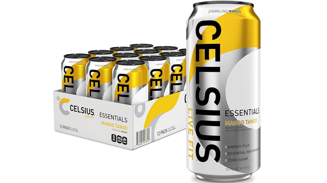 Celsius Energy Drink 12 Pack Mango Tango