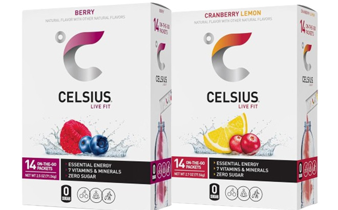 Celsius On the Go Powder Stick Packs