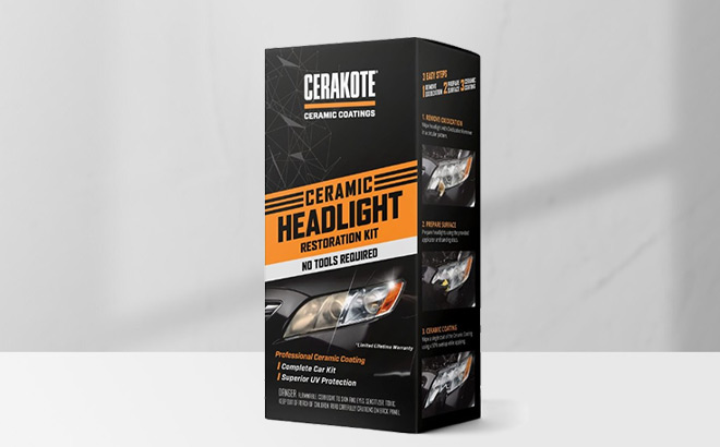 Cerakote Ceramic Headlight Restoration Kit on the Table