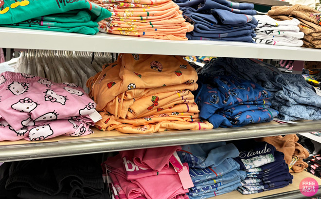 Character Shorts on a Shelf at Target