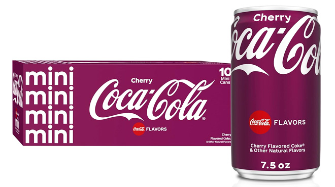 Cherry Coke Mini can 10 pack