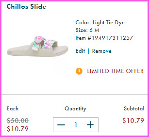 Chillos Slides at Checkout