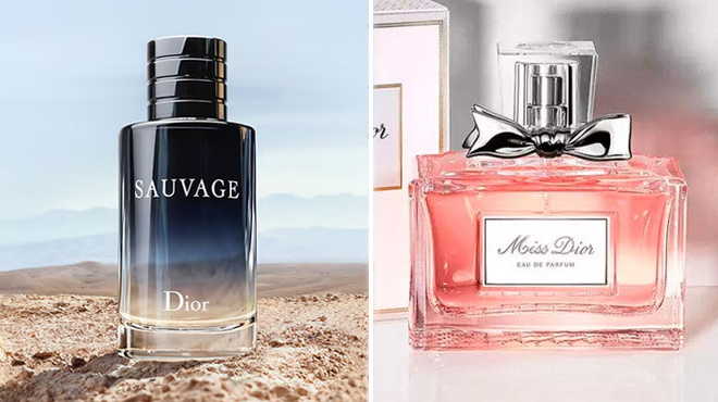 Christian Dior Sauvage Eau de Parfum and Christian Dior Miss Dior Eau de Parfum