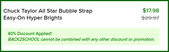 Chuck Taylor All Star Bubble Strap Easy On Hyper Brights Summary