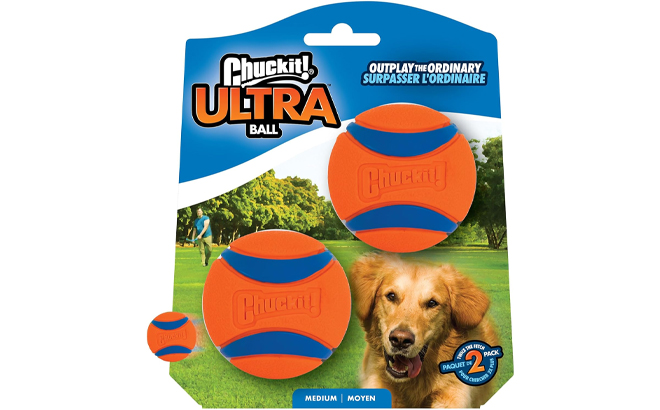 Chuckit Ultra Ball Dog Toy 2 Pack