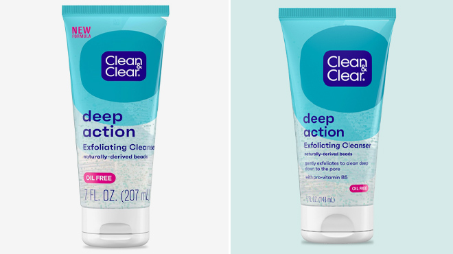 Clean and Clear Deep Action Exfoliating Cleanser 2