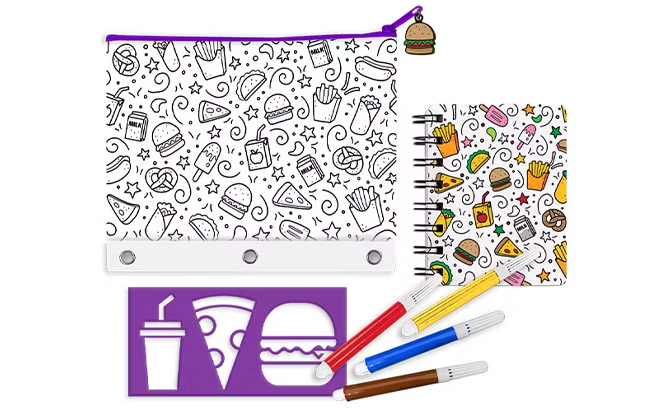 Color Your Own Pencil Pouch