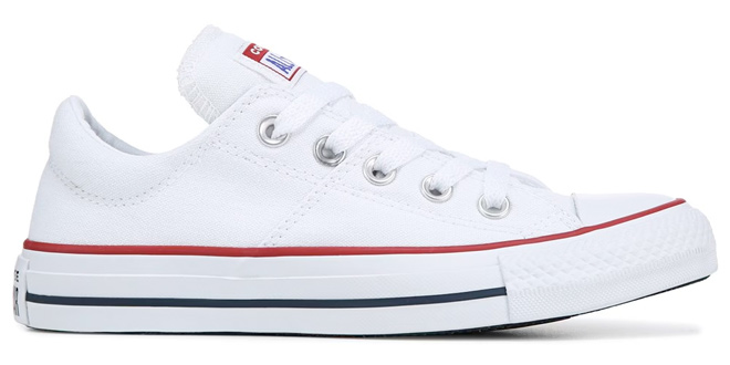 Converse Womens Chuck Taylor All Star Madison Low WHite Sneaker