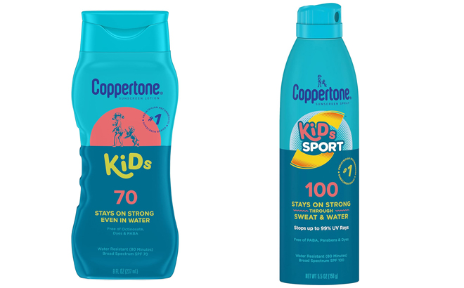 Coppertone Suncreen Lotion for Kids