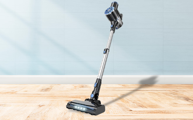 Cordless Vacuum Cleaner in a Room