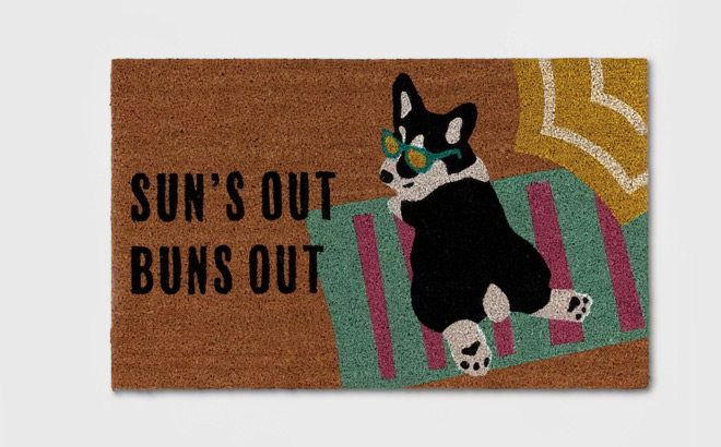 Corgi Dog Doormat