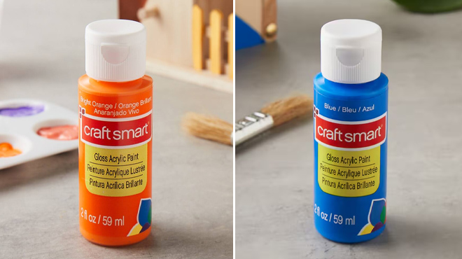 Craft Smart Gloss Acrylic Paints