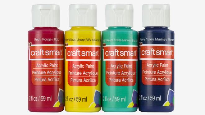 Craft Smart Primary Acrylic Paint Value Set