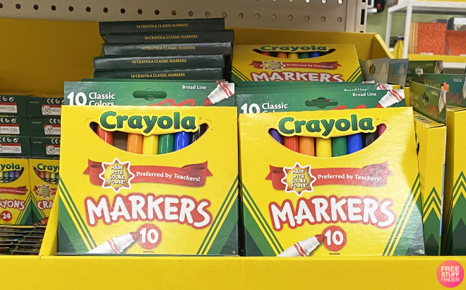 Crayola Broad Line Markers in Shelf