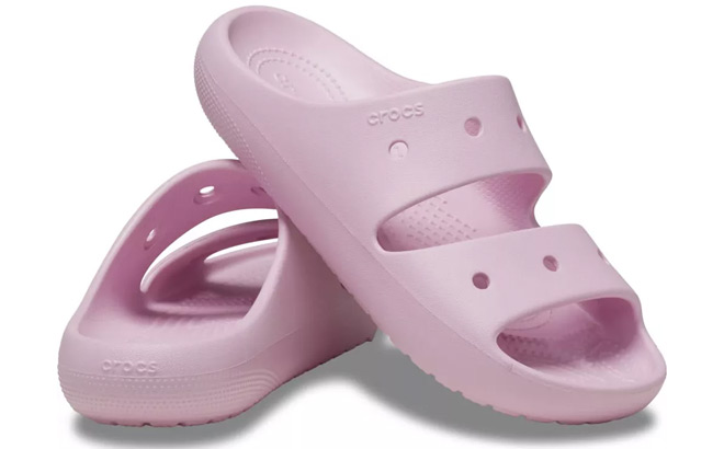 Crocs Adult Classic Sandals in Ballerina Pink Color